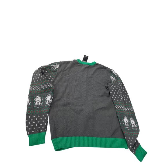 Game Of Thrones Official Mesn Green Cotton Xmas Green Sweater Sz L SKU 9540 - Picture 9 of 10